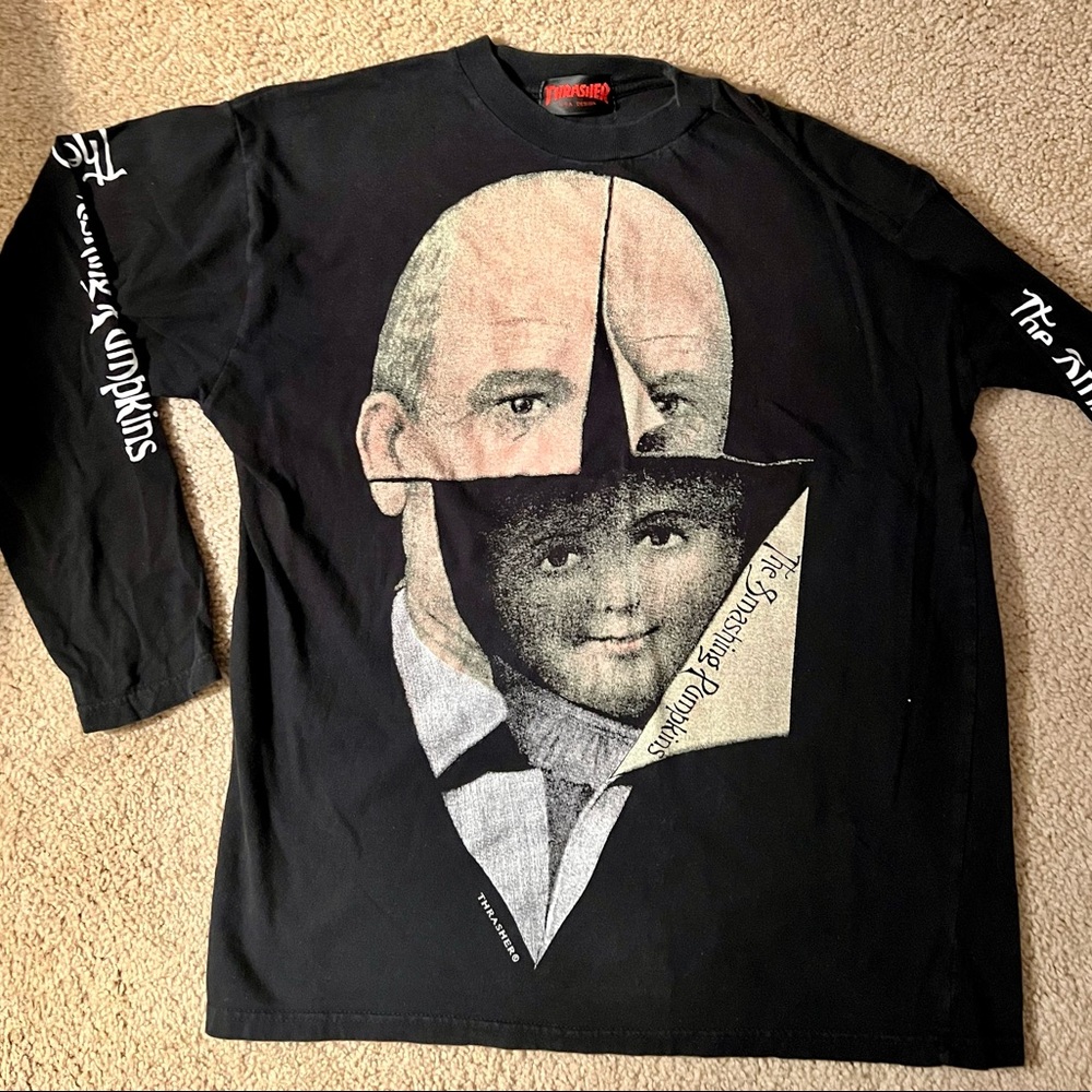 EXTREMELY RARE smashing pumpkins/thrasher collaboration shirt.